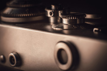 part of a very old film camera