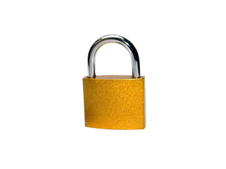 Fototapeta premium Padlock . Isolated on white.