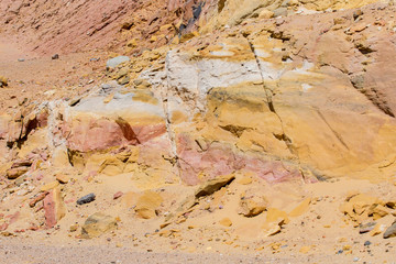 Egyptian yellow mountains