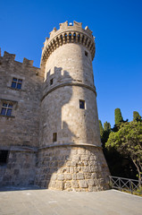 Fototapeta na wymiar Palace of the Grand Master of the Knights of Rhodes - Greece