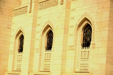 Oman : Grande Mosqu&eacute;e du Sultan Qaboos &agrave; Mascate