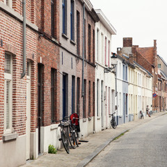old street in the historic part of town