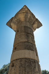 Column in Olympia - Sanctuary of ancient Greece