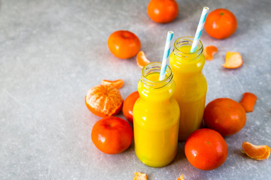 fresh orange juice. tangerine juice