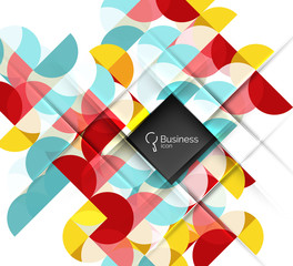 Obraz premium Circles vector abstract background