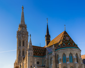 Fototapeta na wymiar Matthias Church in Budapest Hungary
