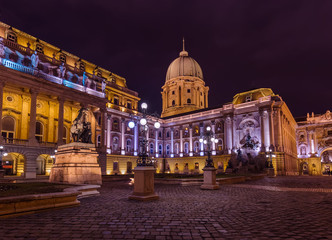 Fototapeta na wymiar Royal palace in Budapest Hungary