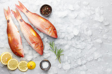 Red mullet fish cooking