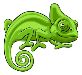 Chameleon Cartoon Character