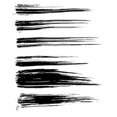 Ink vector brush strokes background. Vector illustration. Grunge texture.