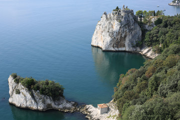 Medieval Castello Vecchio di Diuno in Friaul, Italy