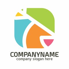 Deer logo icon vector template