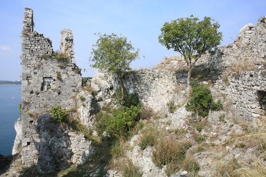 Historic Castello Vecchio di Duino in Italy