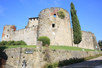 Fototapeta na wymiar Medieval Castle Gorizia in Italy