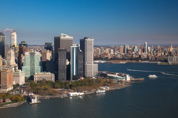 Fototapeta premium Manhattan downtown. New York NYC. USA