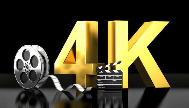 4k movie concept