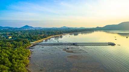 Obraz premium Palai pier close to Chalong pier