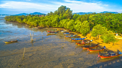 Obraz premium Palai pier close to Chalong pier