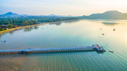 Obraz premium Palai pier close to Chalong pier