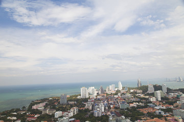 View of the city from above