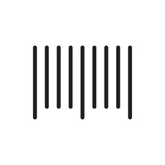bar code icon illustration