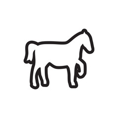 horse icon illustration
