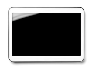 tablet white screen technology digital