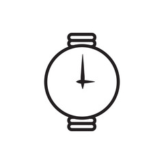wrist watch icon illustration