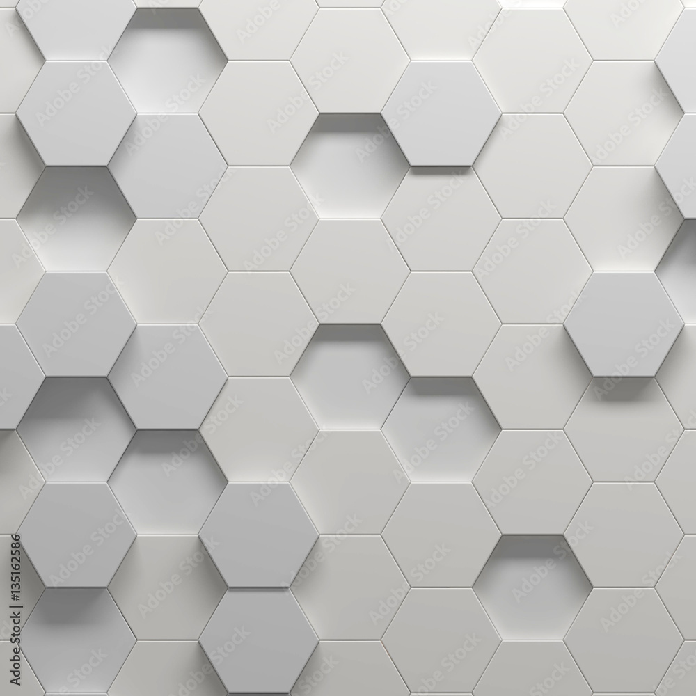 Wall mural Abstract pattern, 3d illustration