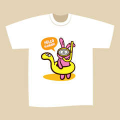 T-shirt Print Design Summer vacation