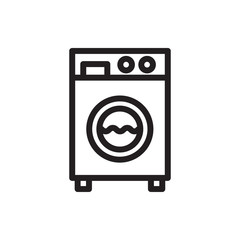 washing machine icon illustration