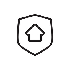 home security icon illustration