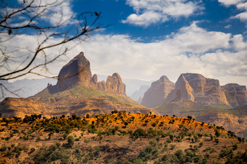 Simien Mountains National Park - UNESCO World Heritage Centre - Ethiopia - obrazy, fototapety, plakaty