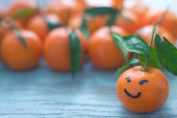 Smiling tangerine