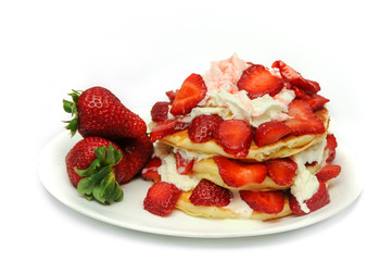 Strawberry Pancakes 