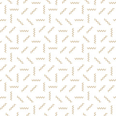 Abstract geometric gray deco art memphis fashion pattern