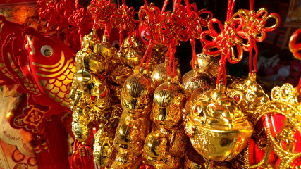 chinese knot in market for Chinese new year festival