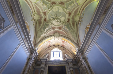 Obraz premium interiors and details of Pisa charterhouse, Pisa, Italy