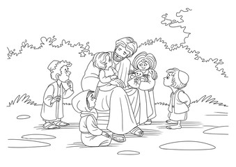 Jesus and children