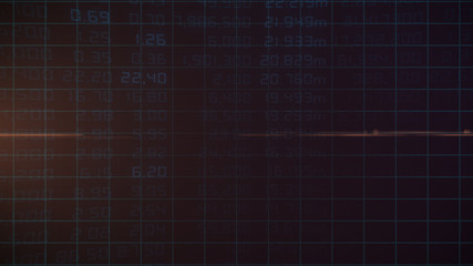 Stock market financial analysis indicator background