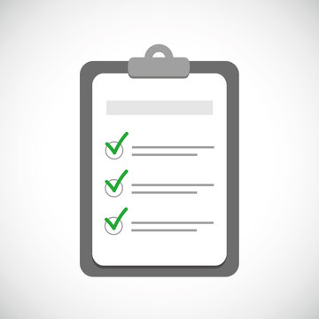 klemmbrett checkliste