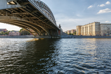 Naklejka premium Андреевский мост. Вид с набережной