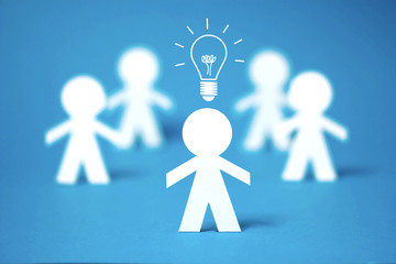 lampadina, idea, colori, creatività, idee © xyz+