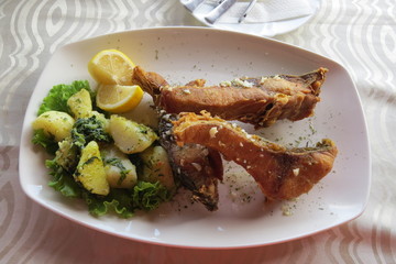 Fish and potatoes