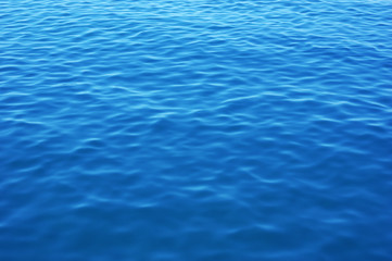 Blue sea water background