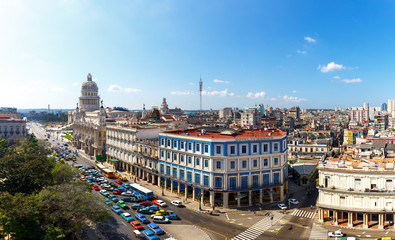 Fototapeta na wymiar View over Havana