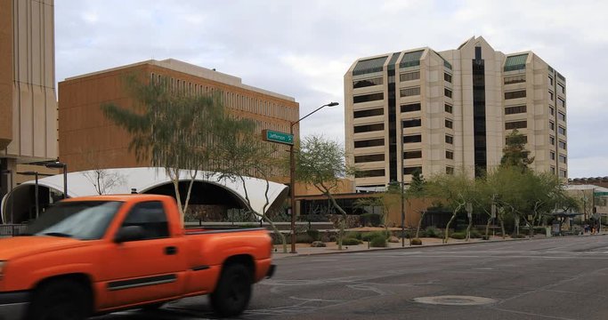 4K UltraHD A View of street scene in Phoenix