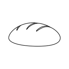 Fresh and delicious bread icon vector illustration graphic design