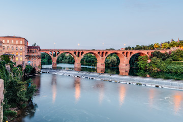 Old bridge in Albi, France