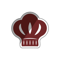 Chef hat symbol icon vector illustration graphic design
